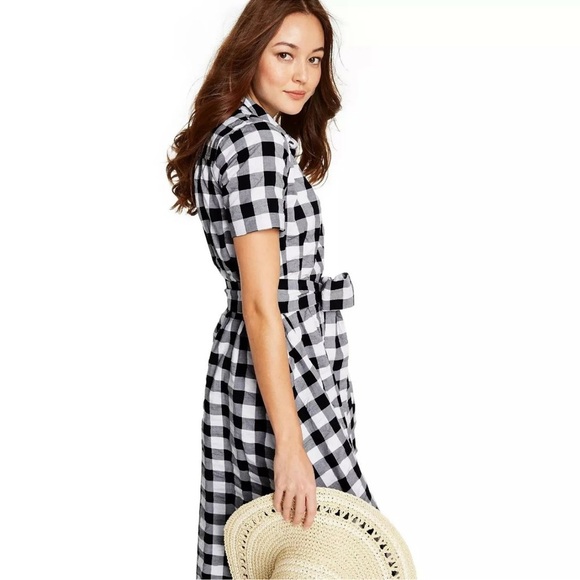 Lisa Marie Fernandez For Target Button Front Shirt Dress Gingham - Picture 6 of 6